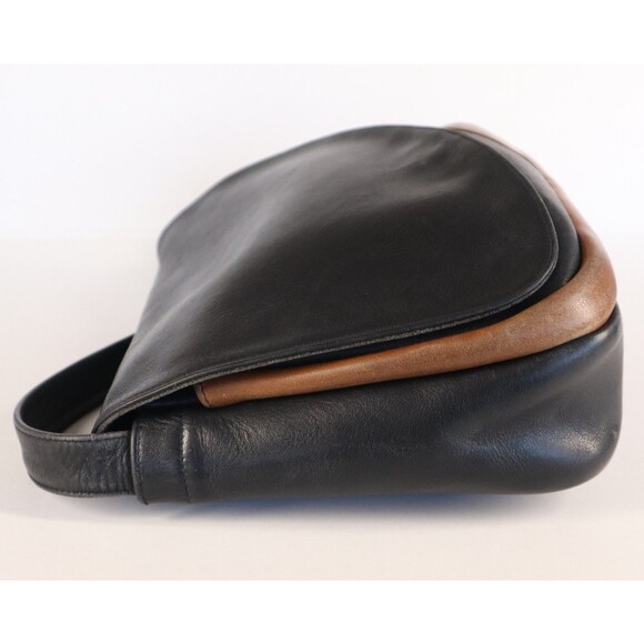 Frank Clegg Handcrafted Smooth Leather Flap Crossbody Shoulder Handbag Purse - Picture 14 of 16